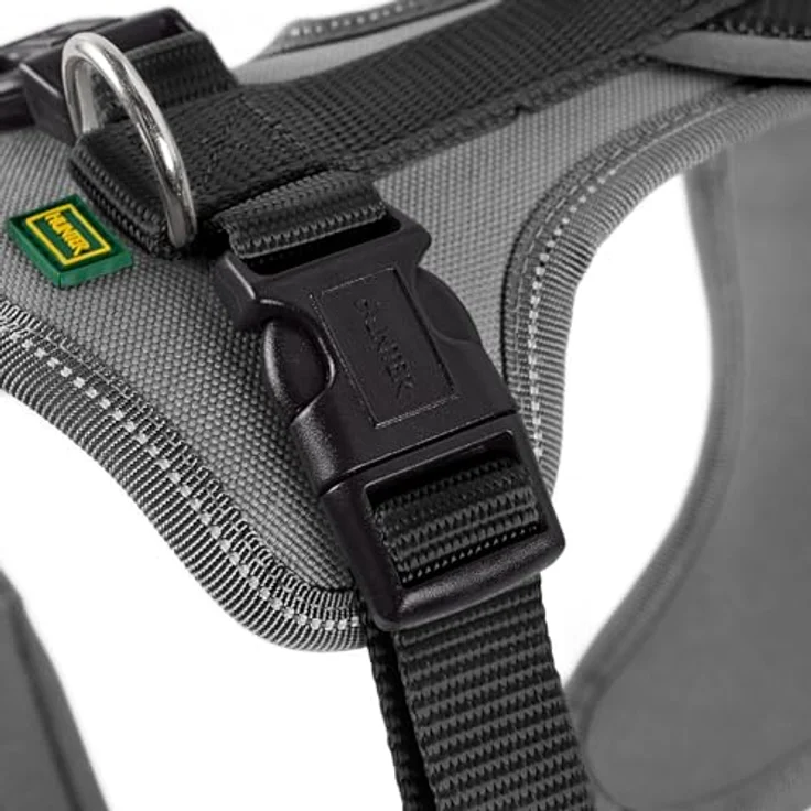 Hunter Hunde-Geschirr Neopren schwarz-grau M 1 – Bild 3