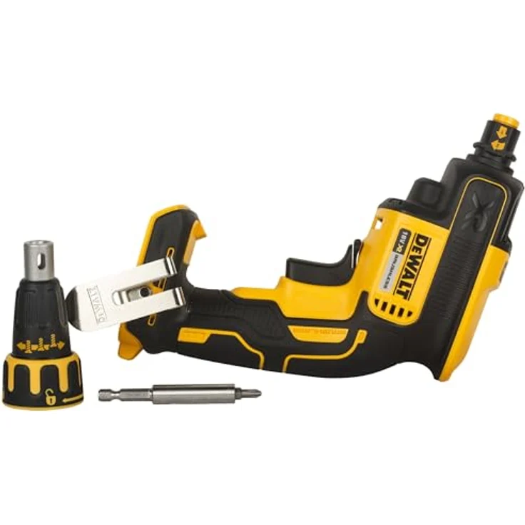 DeWalt Akku-Schnellbauschrauber (18V, bürstenlos, für effiziente Trockenbauarbeiten, mit LED, inkl. Zubehör und Tstak Box II, ohne Akku und Ladegeräte), DCF620NT – Bild 5