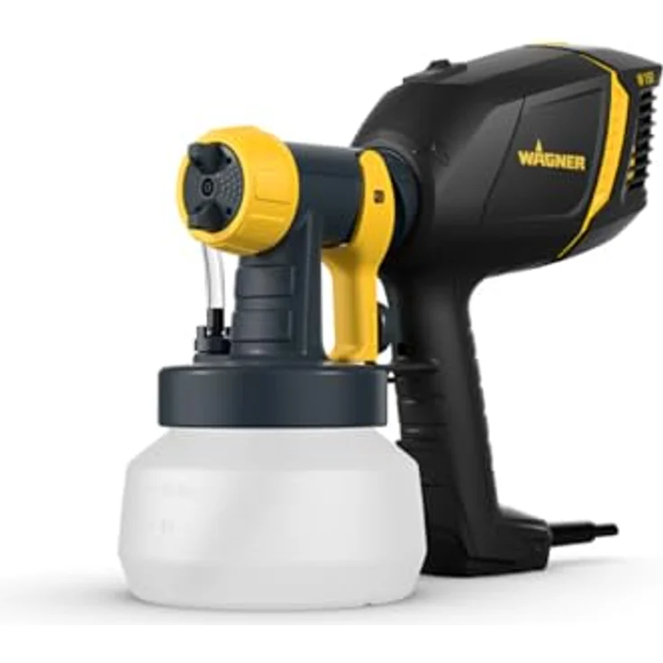 Wagner Farbsprühsystem W 150 Wood & Metal, 300 W, Förderleistung 0,14 l/min, ergonomische Spritzpistole für Holz- und Metallbeschichtungen – Bild 1