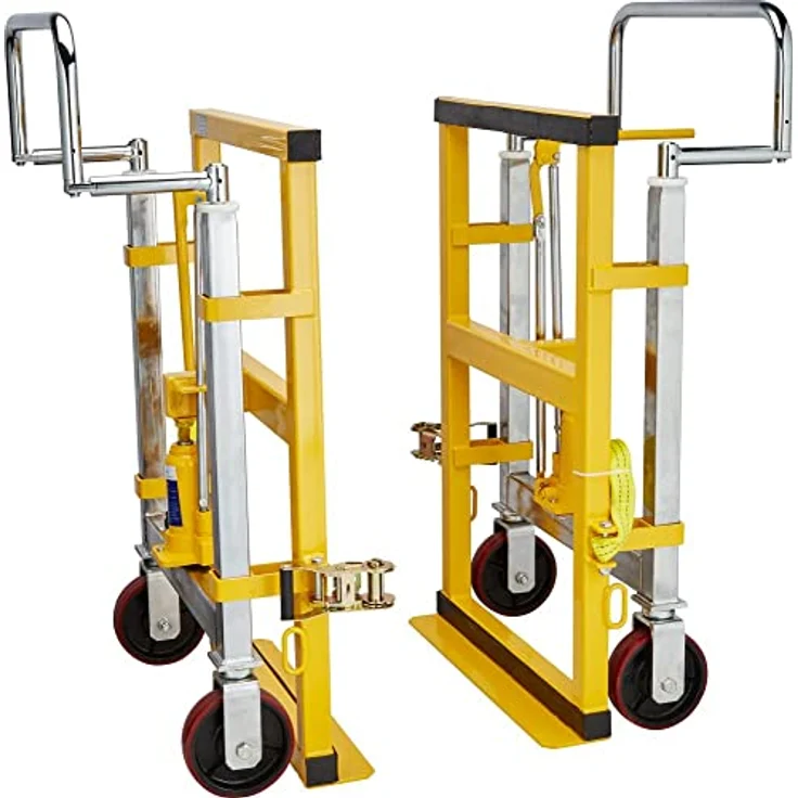 OTTO Hubwagen, hydraulischer Hubtransporter mit 100 mm Hubhöhe, Tragkraft 1800 kg, Polyurethan-Räder 150 mm – Bild 1