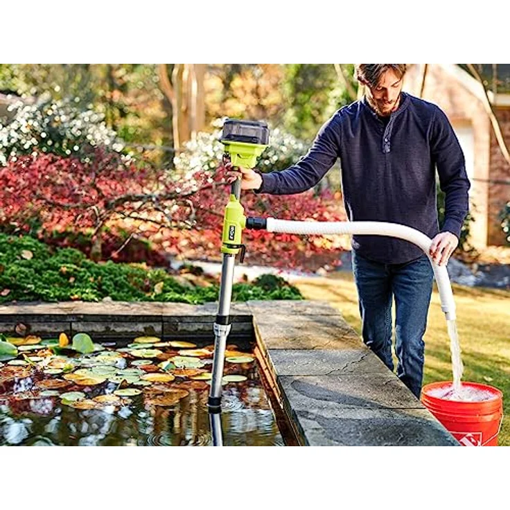 Ryobi Akku-Regenfasspumpe 18 V ONE+ , 3360 l|h Fördermenge, Timer | RY18STPA-... - Ryobi – Bild 2