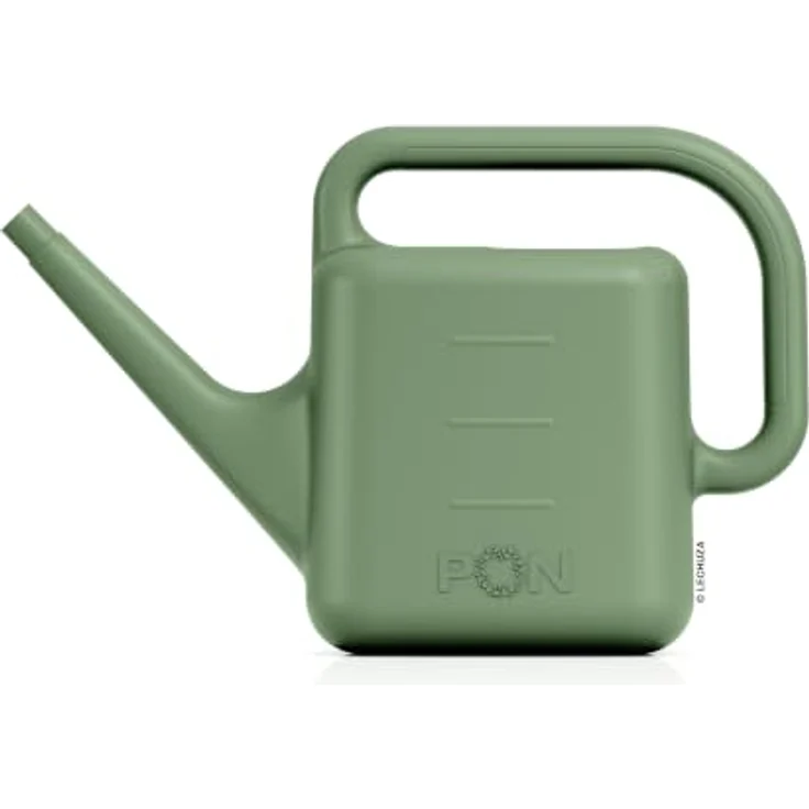 Lechuza® Gießkanne Moja, 10 L Kunststoff, schilfgrün, ergonomisches Design für einfache Pflanzenpflege – Bild 1