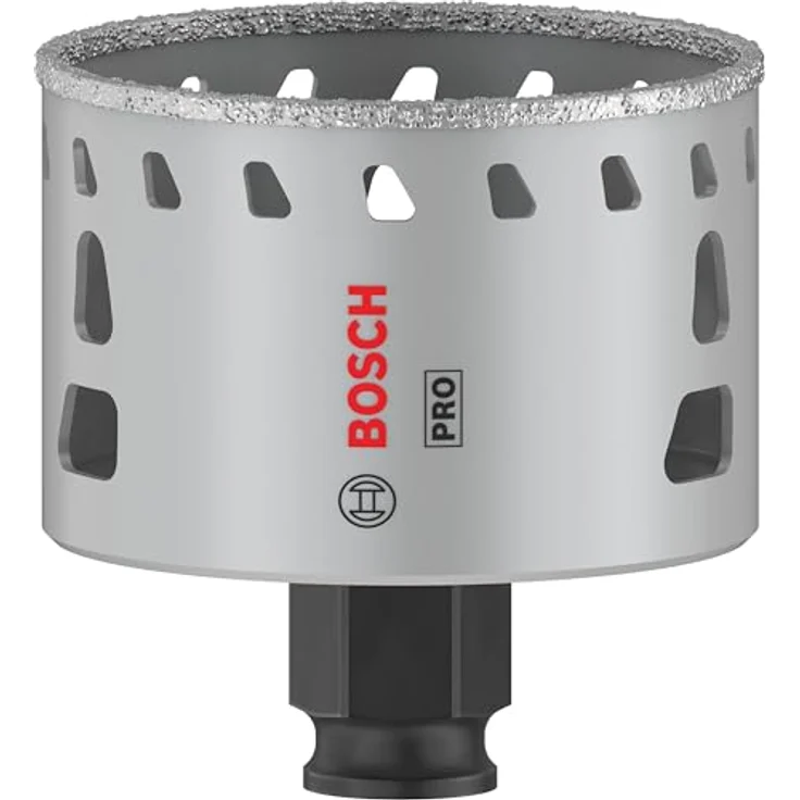 Bosch 1x PRO Tile Power Change Plus Lochsäge (Ø 64 mm, für harte und weiche Fliesen, Professional Zubehör Bohrmaschine/Schrauber) – Bild 1