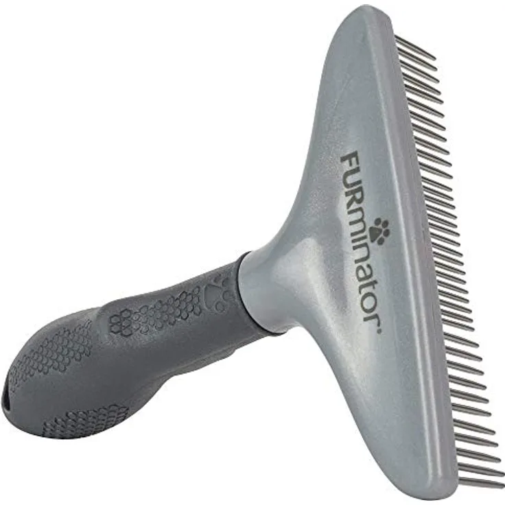 FURminator Fellpflege-Rechen, aktualisiertes Modell., grau