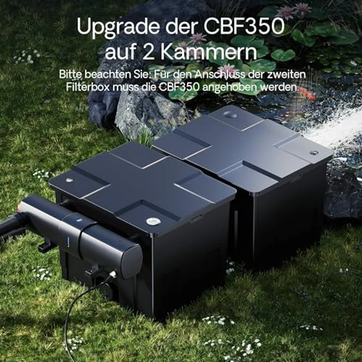 SunSun CBF-350B Bio Teichfilter Upgrade Set 1 auf 60000L Teichvolumen Durchlauffilter - Sunsun – Bild 3