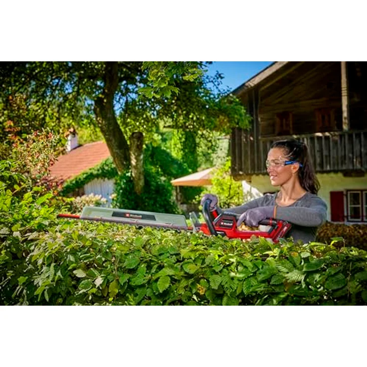 Einhell Akku Heckenschere Einhell Power-X-Change GP-CH 18/61 Li BL-Solo, bürstenloser Motor, Anti-Blockier-System, 61 cm Schnittlänge, 26 mm Zahnabstand, 2 Geschwindigkeitsstufen, ohne Akku und Ladegerät – Bild 5