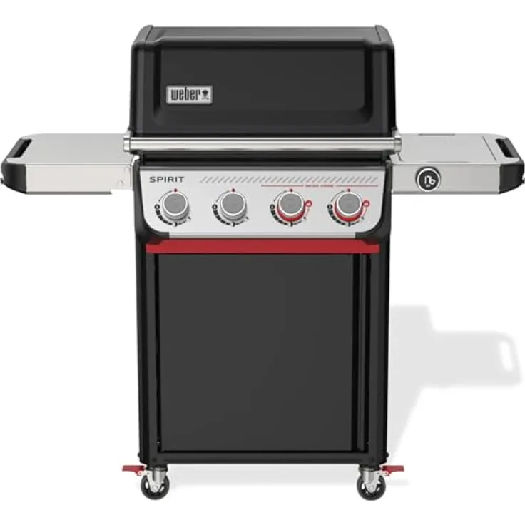 Weber Gasgrill Spirit EP-425 GBS, 4 Brenner mit 10,3 kW, Grillfläche 62 x 44 cm, Digitalthermometer, Edelstahl, porzellanemailliert