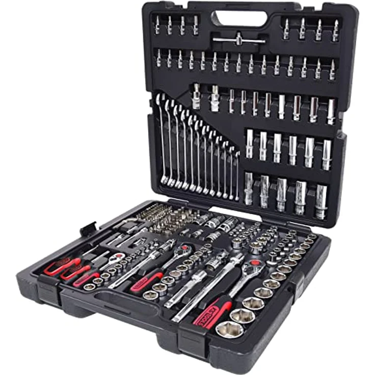 KS Tools Bit- und Steckschlüsselset, 216-teiliges Werkzeugset in Koffer, Chromeplus – Bild 2