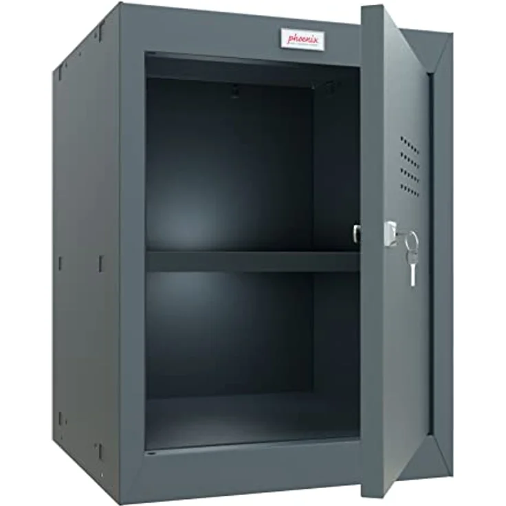 Phoenix Tresor CL0544AAK Cube Locker, 66L Schließfach, anthrazitgrau, modulare Konstruktion mit Standardschlüsselverschluss – Bild 2
