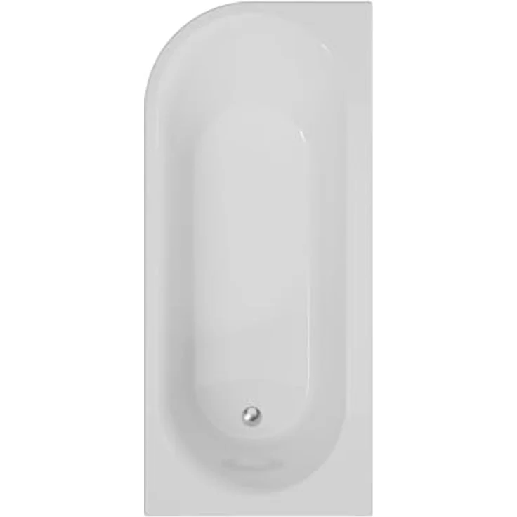 Schulte Badewanne Rio Canto, 180x80 cm Sanitäracryl Weiß mit Fußgestell, Schürze und Pop-Up Ablauf – Bild 9
