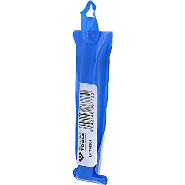 Brilliant Tools BT114901 Präzisions-Fühlerlehre, 20 Blatt, Messschritte 0,05 – 1 mm, verchromte Blättchen in vernickelter Schale – Bild 7