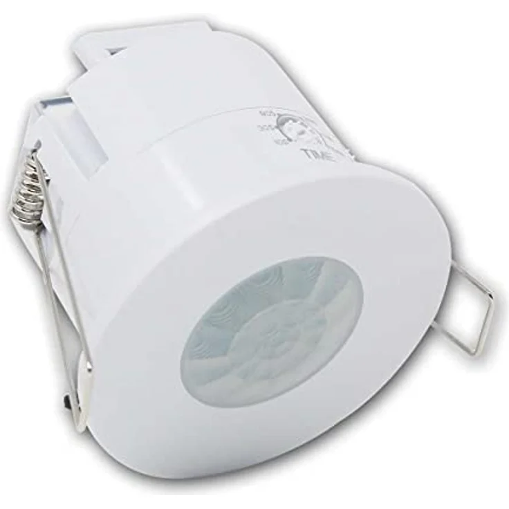 world-trading-net Decken-Einbau Bewegungsmelder IP65, 360° Erfassungswinkel, max. 1200W, weiß – Bild 1