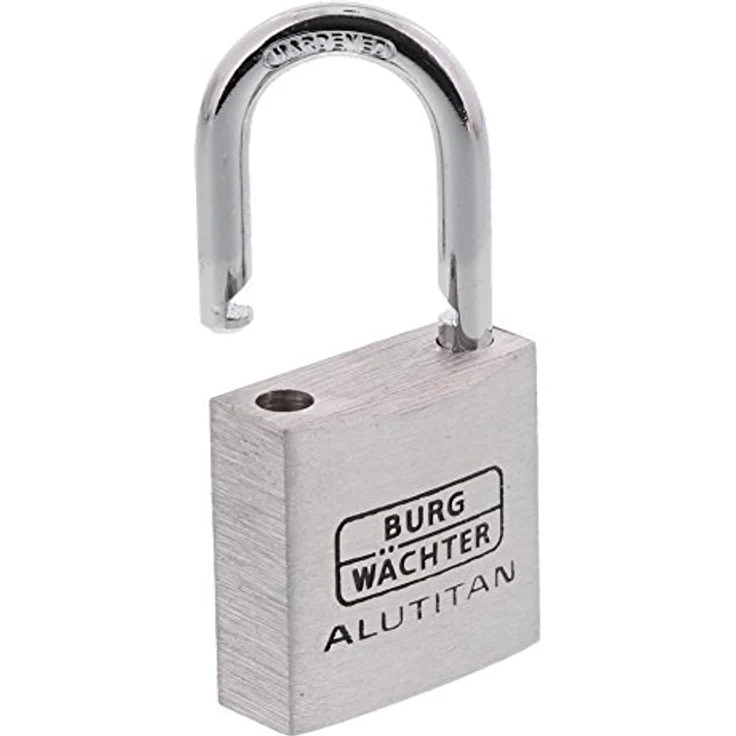 BURG-WÄCHTER Vorhängeschloss, 2er-Set, 5 mm Bügelstärke, 4 Schlüssel, Duo 770 30 SB – Bild 3