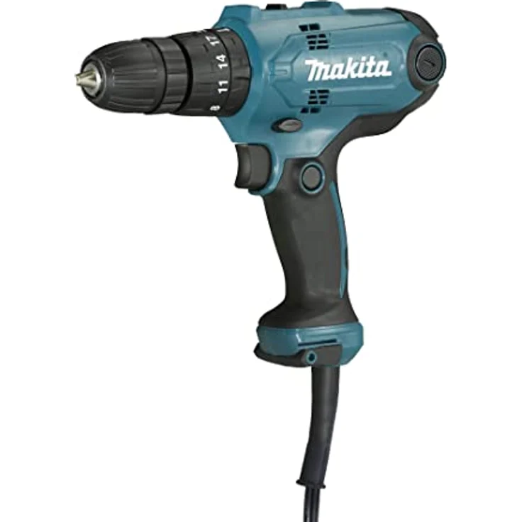 Makita Schlagbohrmaschine Bohrschrauber HP0300, 230V, 10mm, 320W – Bild 3