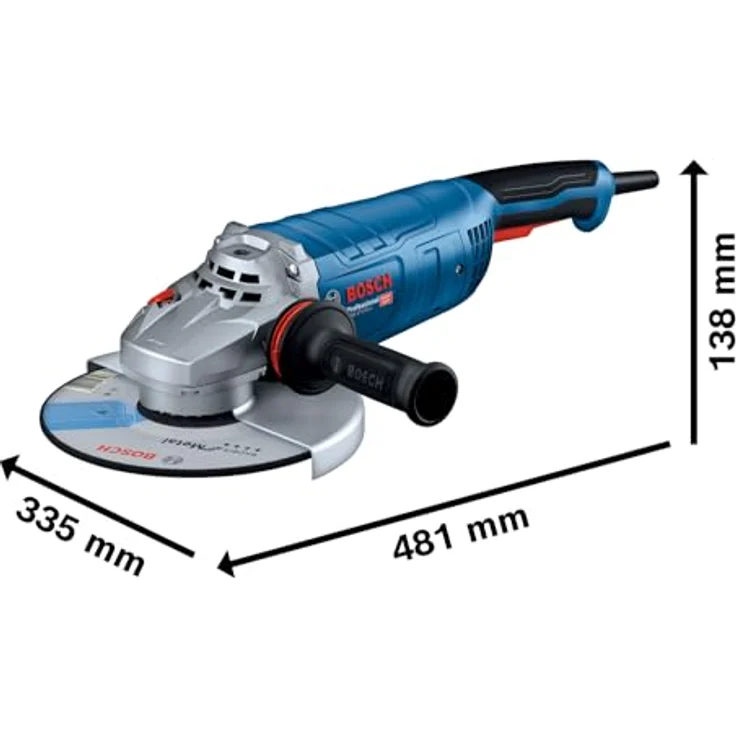 Bosch GWS 27-230 J, Winkelschleifer 230 mm, 2700 W für professionelle Trenn-, Schleif- und Polierarbeiten – Bild 3