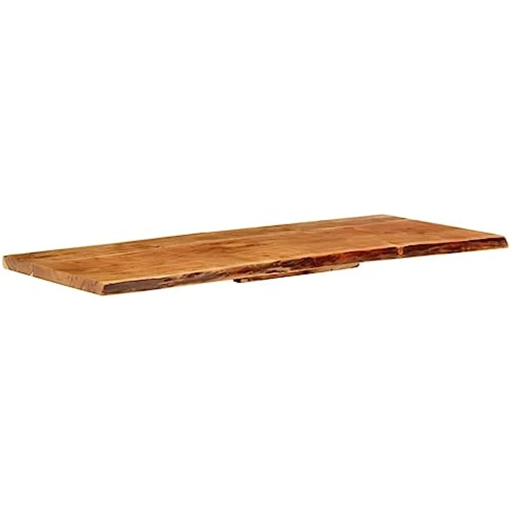vidaXL Badezimmer-Waschtischplatte Massivholz Akazie 140 x 55 x 3,8 cm – Bild 6