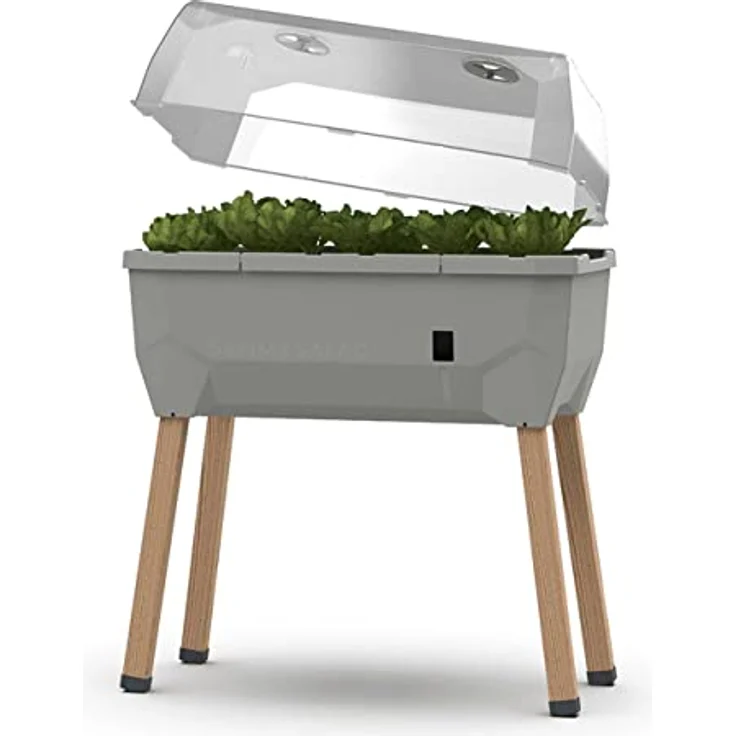 Sammy Salad - Balkonhochbeet - 15 L Wassertank mit Bewässerungssystem - inklusive Wasserstandsanzeige - 40 L Erdvolumen - abnehmbare Haube - 79 x 37 x 95cm - Hochbeet – Bild 1