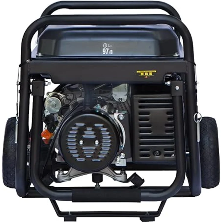 HYUNDAI Benzin Generator HY8500LEK-T / HY10100LEK-T, 7.7 kW, Elektrostart, 1 x 230V + 1 x 400V, 16.3 PS, luftgekühlt – Bild 5