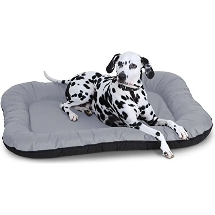 Knuffelwuff Hundebett Lucky In und Outdoor Hundekissen Hundesofa Hundekörbchen Hundekorb, Übergröße XXXL Grau