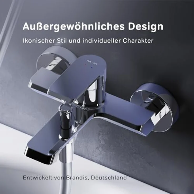 AM.PM Flash FNA10000, Einhebel-Wannenarmatur mit 35mm Keramikkartusche, glänzend chrom – Bild 2