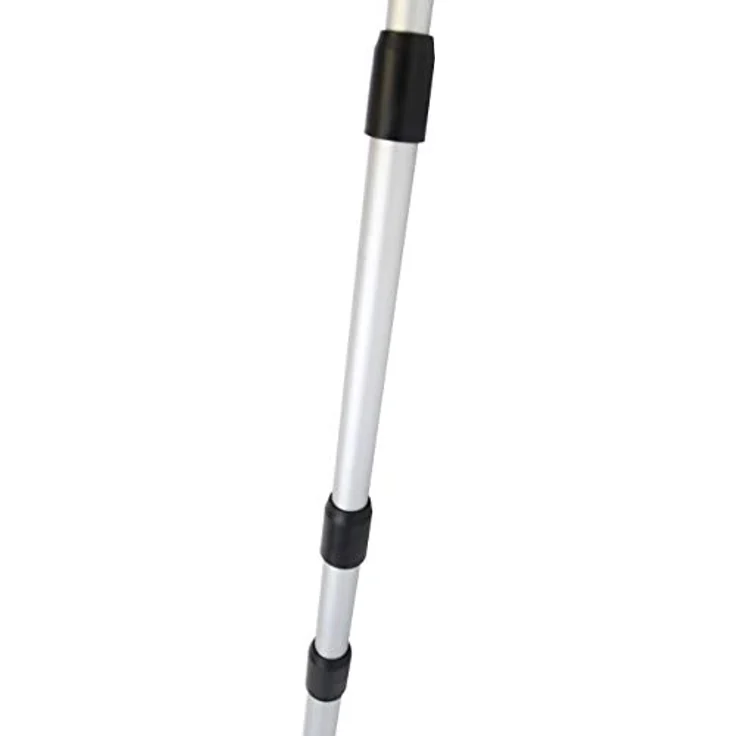Pullach Hof Teleskopstiel Teleskopstange 4 Meter mit Fensterwischer - Universell einsetzbar, inkl. Schwamm und Abziehlippe, breite des Fensterwischers: ca. 37cm – Bild 5