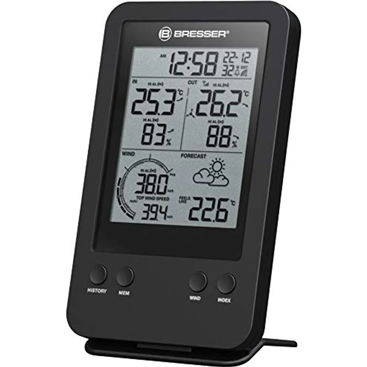Bresser wetterstation Pro 3-in-115,5 cm schwarz 2-teilig – Bild 5