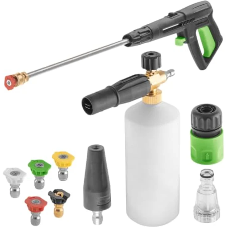 Procraft CW2.5/195 Hochdruckreiniger 2500 Watt, 195 bar, 7,8 l/min, inkl. Zubehörsatz und Turbo-Düse – Bild 7