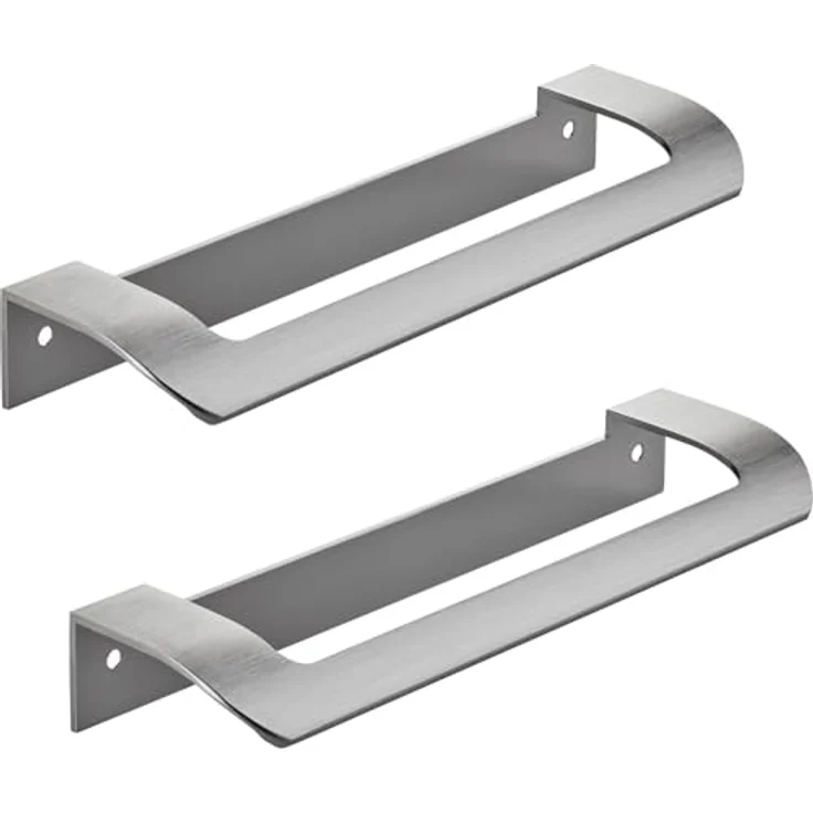 SOTECH Möbelgriff LYS BA 160 mm Edelstahloptik Designgriff 2er Set für Falt- und Schiebetüren – Bild 1