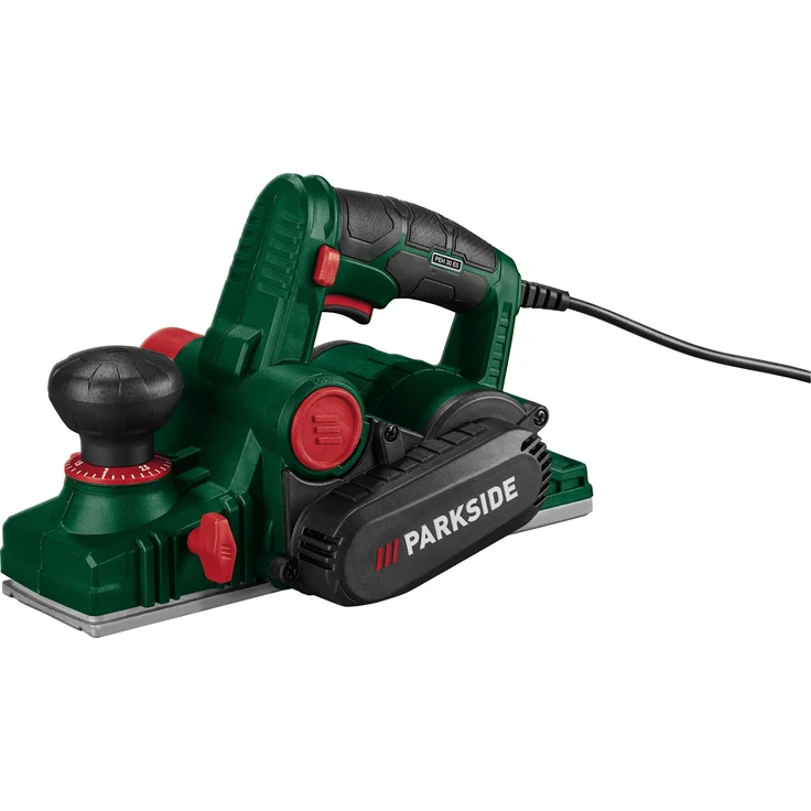 PARKSIDE® Elektrohobel PEH 30 E5, 750 W mit Hartmetall-Messer und stufenloser Spantiefeneinstellung, ergonomischer Softgrip-Ausstattung