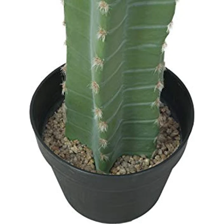 EUROPALMS Mexikanischer Kaktus, Kunstpflanze, 97 cm, grüner Säulenkaktus aus hochwertigem Kunststoff – Bild 2