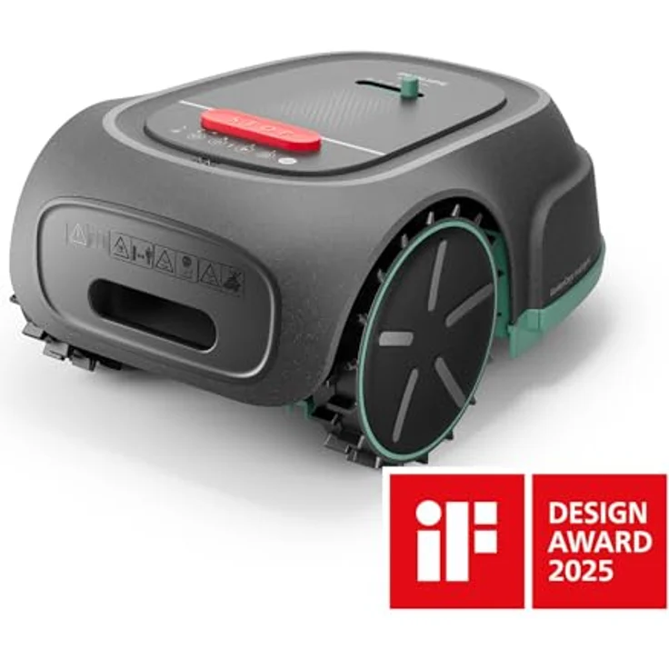 Philips Rasenmähroboter Serie 3000, Kreuzmähen mit GPS-Karten, intelligentes Mähen und Regensensor, grau (RSL3000/10) – Bild 2