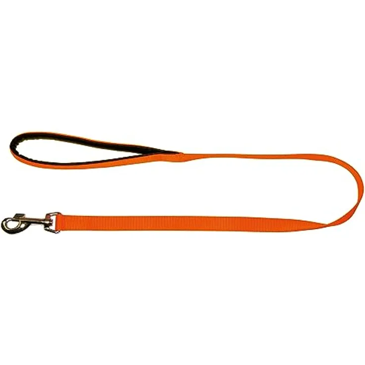 Kerbl Pet MIAMI Leine, orange, Nylongewebe, 20 mm, 100 cm, wasser- und schmutzabweisend