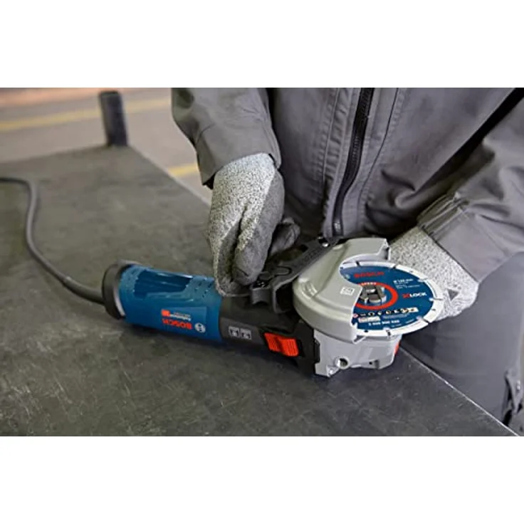 Bosch Schutzkombinationshaube zum Schneiden, für GWS/X 13-150, 14-150, 15-150, 17-150, 19-150, Ø 150 mm, schlüssellose Hebelmontage – Bild 5