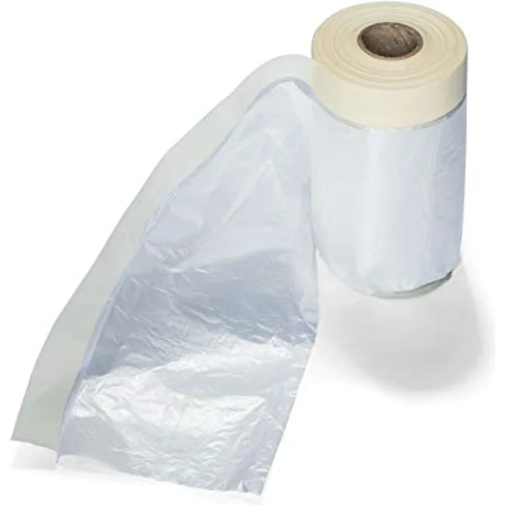 WAGNER Universal Extra Abdeckset Premium inkl. Abdeckfolie 4 x 6 m, Abdeckfolie mit Klebeband 20 m x 2,7 m-20 m x 0,55 m, Malerklebeband 20 m x 36 mm, Sprühschutz, Cutter – Bild 6