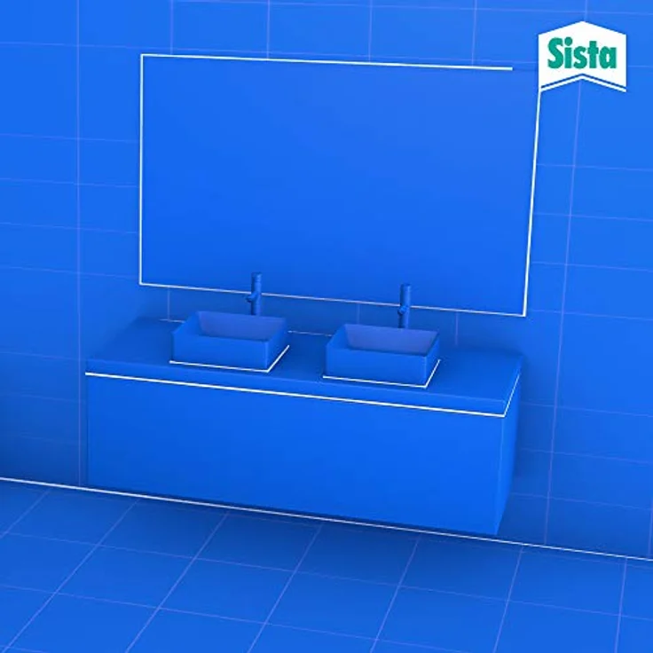 Sista BAD KÜCHE transparent, Dichtstoff für Küche und Bad, schimmelresistent, 100ml Spender – Bild 5