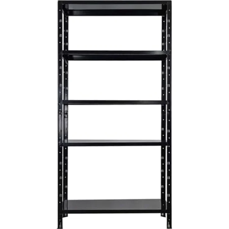 Proregal Schwerlastregal Ares, 180 x 90 x 40 cm, 5 Böden, Traglast 125 kg pro Boden, Schwarz – Bild 7