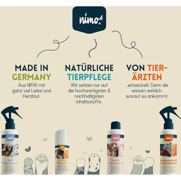 nimo Tiershampoo Welpen Shampoo sensitiv, 5000 ml, gegen Juckreiz und Trockenheit, für alle Felltypen geeignet – Bild 6
