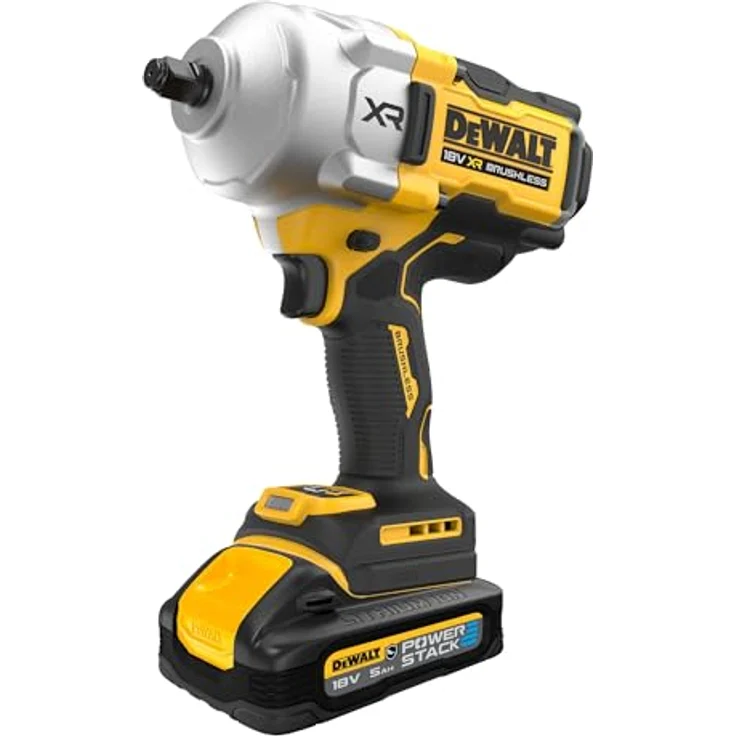 Dewalt DCF961H2G-QW, XR 18V Schlagschrauber 1/2' mit 2x 5,0 Ah Powerstack-Batterien, schwarz – Bild 2