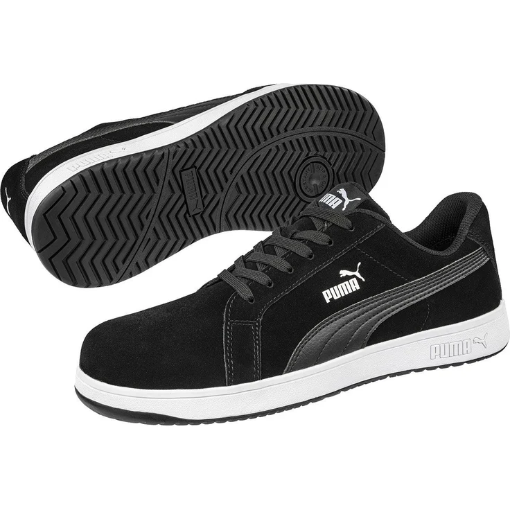 PUMA Safety Sicherheitsschuh - Hochwertiges Velourleder, BreathActive Funktionsfutter, Fiberglaskappe, 300°C hitzebeständige Gummilaufsohle – Bild 1