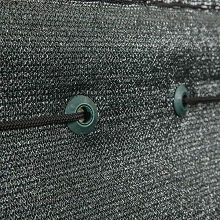 Windhager Zaunblende Screenex Classic, Sichtschutz, Windschutz für Garten und Balkon,Dunkelgrün, inkl. 12 m Befestigungsschnur, 0,8 x 5 m, 180 g-m², 06150 – Bild 3