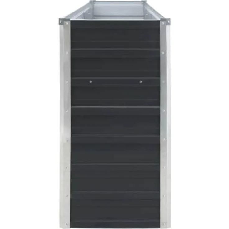 vidaXL Hochbeet 320 x 40 x 77 cm Verzinkter Stahl Anthrazit – Bild 7