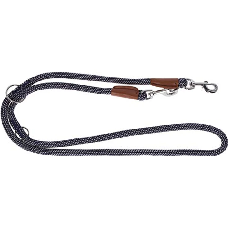 Kerbl Pet Maxi-Pet 80219 Führleine Phoenix, stabile runde Leine aus Polypropylen-Nylon, blau, 14 mm x 200 cm – Bild 1