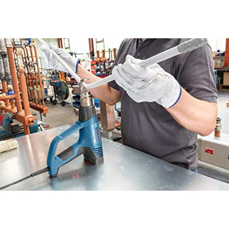 Bosch Professional Heißluftpistole GHG 23-66 (2.300 Watt, Temperaturbereich 50-650 °C, Display, 2 Düsen, in Tragetasche) – Bild 4