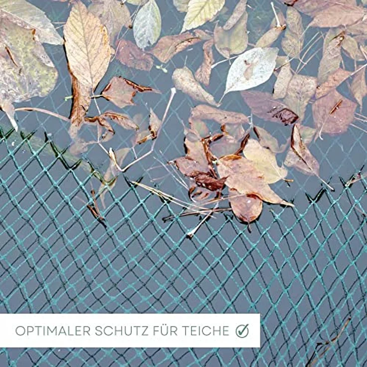 KLASEBO® Laubschutznetz Teichnetz, 300m² UV-beständiges Vogelschutznetz für Teiche und Gärten – Bild 6