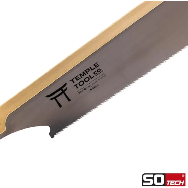 SO-TECH® Dozuki Ultra Fine Cut Zugsäge D-180-C, Ersatzsägeblatt aus SK85 Kohlenstoffstahl, Klingenlänge 180 mm, 30 TPI für präzise Querschnitte – Bild 5