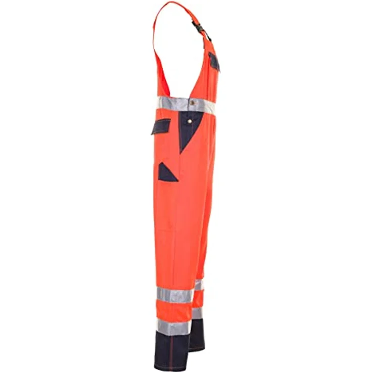 Warnschutz Latzhose orange/marine Größe 56 – Bild 4