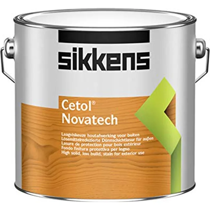 Sikkens Cetol Novatech Dünnschichtlasur High-Solid, UV-Schutz, 1.000 L, effizienter Verbrauch