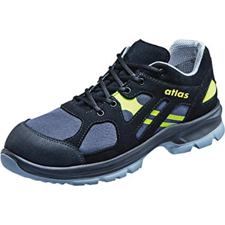 Atlas GTX 6205 XP, Sicherheits-Halbschuh S3, Größe 46, Weite 10, metallfrei, gore-tex, schwarz/neon-gelb – Bild 2