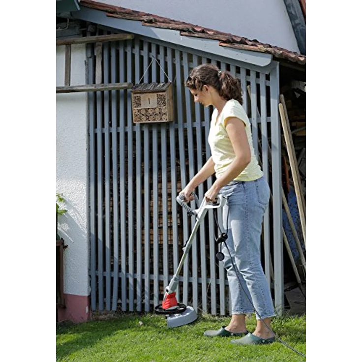 IKRA Elektro Rasentrimmer IGT 600 DA Schnittkreis 32cm 600W Höhenverstellung Vertikalschnitt, 600 Watt Leistung – Bild 11