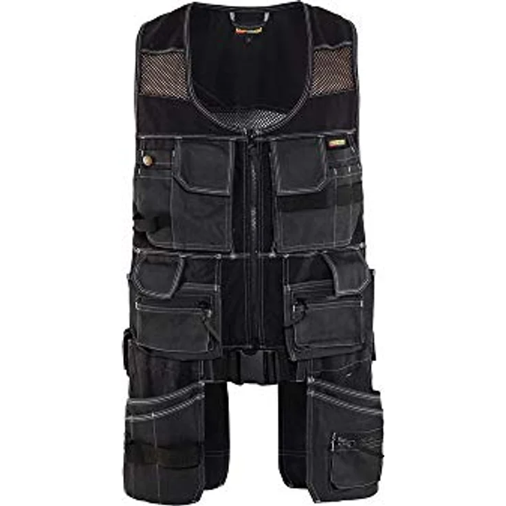Blaklader 31191310 WAISTCOAT, Schwarz, grootte L, Arbeitsweste mit praktischen Taschen und reduzierter Schulterverspannung – Bild 1